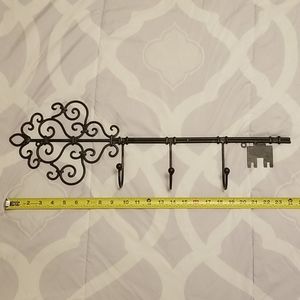 Black Metal Key/bag hook